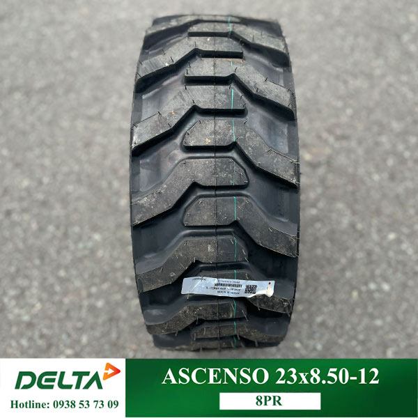 Lốp xúc lật Ascenso 23x8.50-12 8PR
