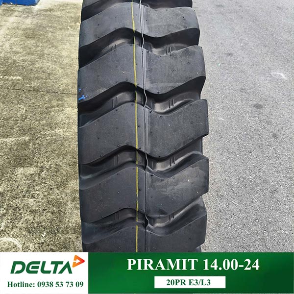 LỐP XE XÚC LẬT PIRAMIT 14.00-24 20PR E3/L3