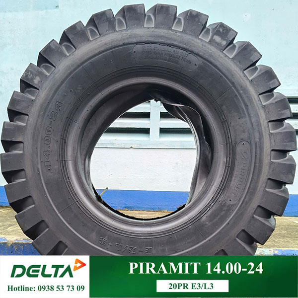 LỐP XE XÚC LẬT PIRAMIT 14.00-24 20PR E3/L3