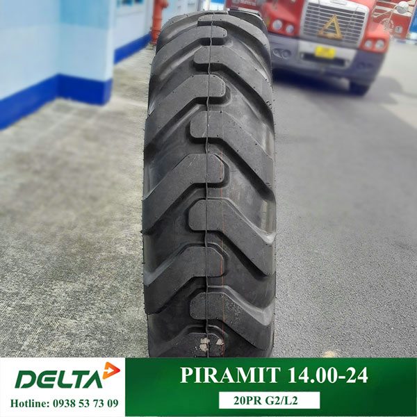 LỐP XE XÚC LẬT PIRAMIT 14.00-24 20PR G2/L2 