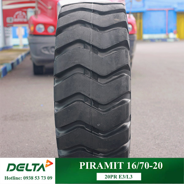 LỐP XE XÚC LẬT PIRAMIT 16/70-20 20PR E3/L3