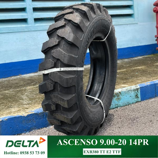 LỐP XÚC LẬT ASCENSO 9.00-20 
