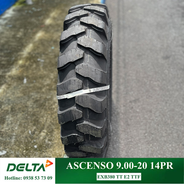 LỐP XÚC LẬT ASCENSO 9.00-20 