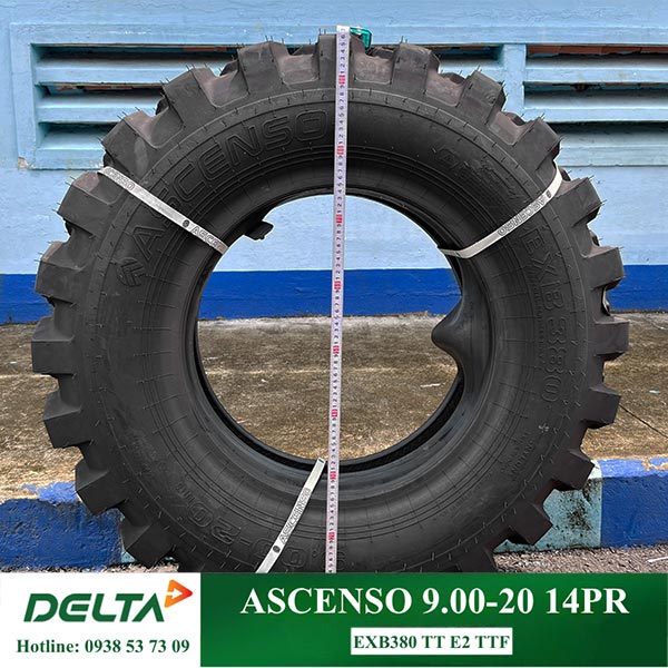 LỐP XÚC LẬT ASCENSO 9.00-20 