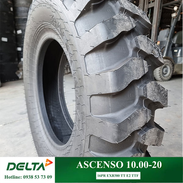 LỐP XE XÚC LẬT  ASCENSO 10.00-20