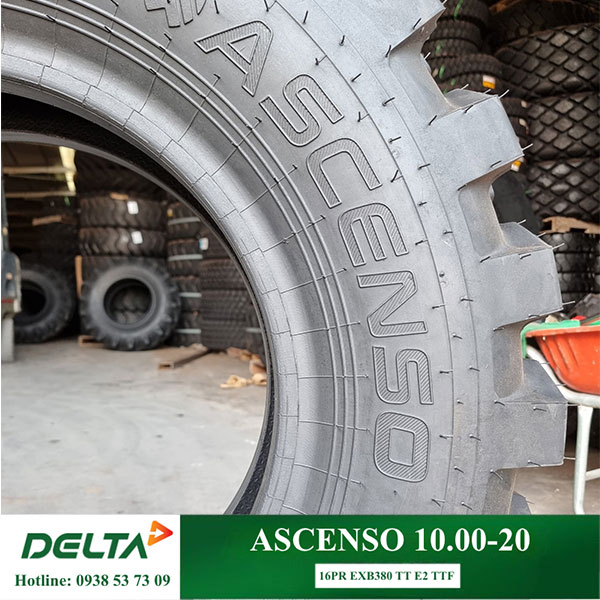 LỐP XE XÚC LẬT  ASCENSO 10.00-20