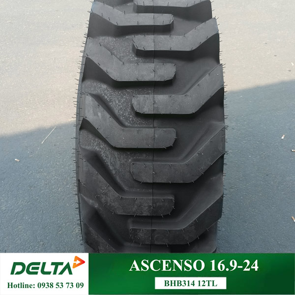 LỐP XE XÚC LẬT ASCENSO 16.9-24 BHB314 12TL 