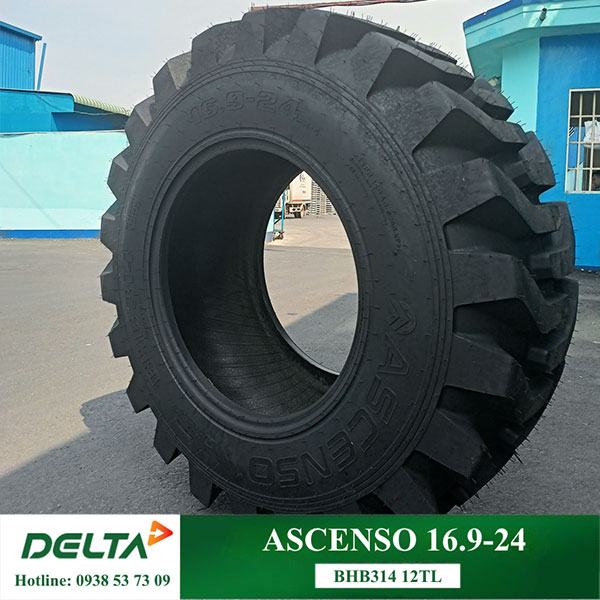 LỐP XE XÚC LẬT ASCENSO 16.9-24 BHB314 12TL 