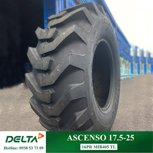 LỐP XE XÚC LẬT ASCENSO 17.5-25 16PR MIB405 TL 