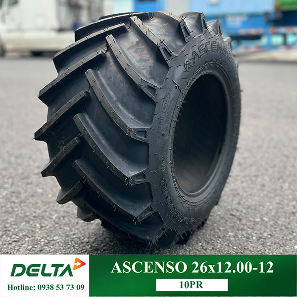 LỐP MÁY CẮT CỎ 26X12.00-12 ASCENSO