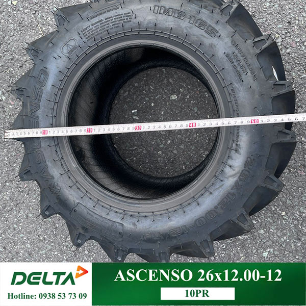LỐP MÁY CẮT CỎ 26X12.00-12 ASCENSO