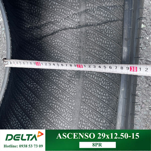 LỐP MÁY CẮT CỎ ASCENSO 29X12.50-15 6PR