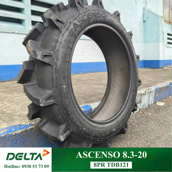 LỐP MÁY CÀY 8.3-20 ASCENSO