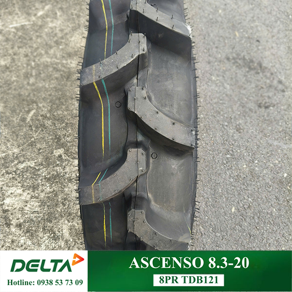 LỐP MÁY CÀY 8.3-20 ASCENSO