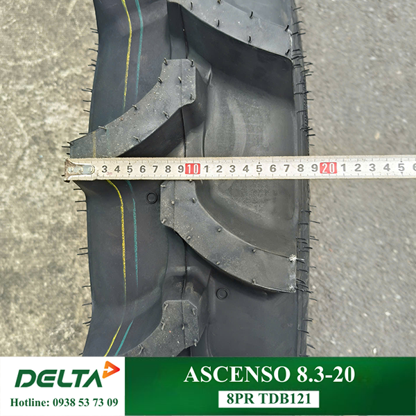 LỐP MÁY CÀY 8.3-20 ASCENSO