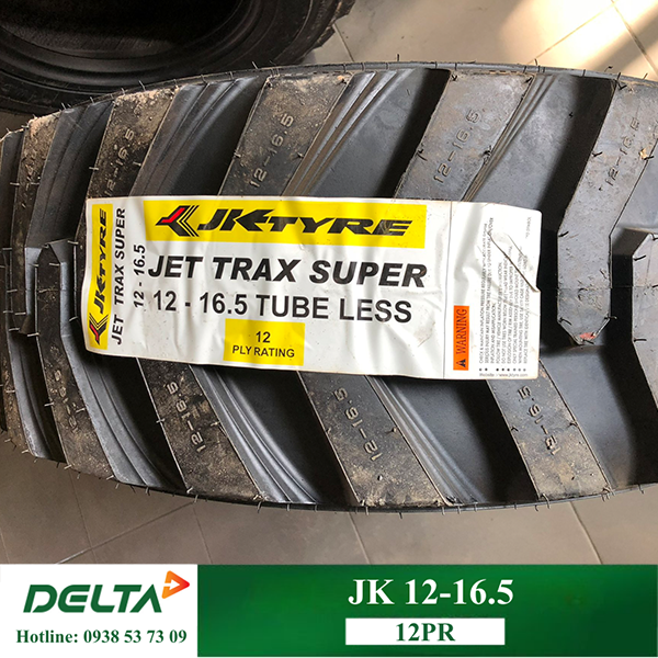 LỐP MÁY XÚC 12-16.5 JK TYRE