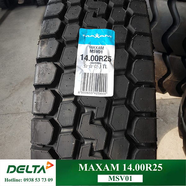 LỐP XE CẨU MAXAM 14.00R25 
