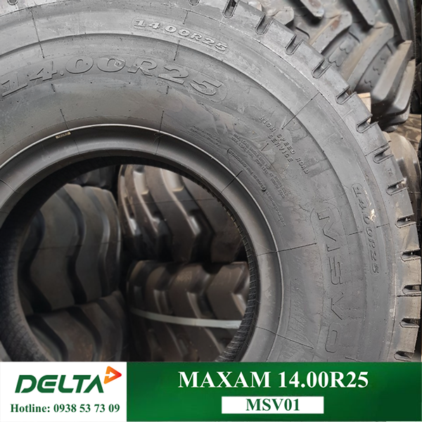 LỐP XE CẨU MAXAM 14.00R25 