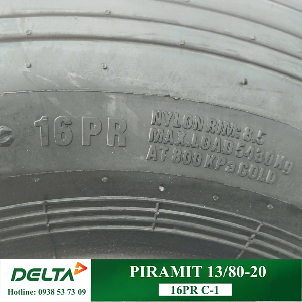 LỐP XE LU LÁNG 13/80-20 PIRAMIT