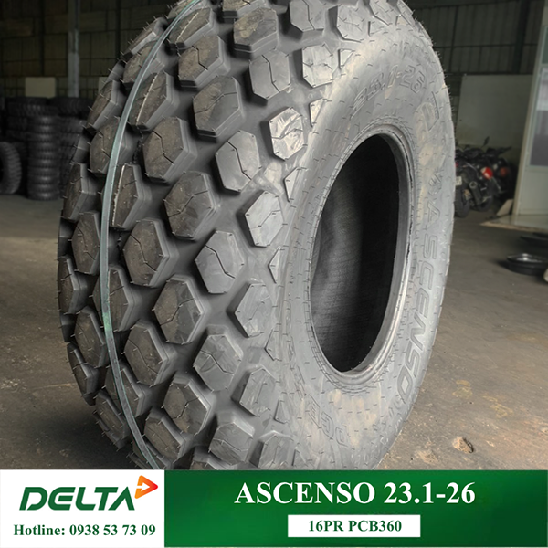 LỐP XE LU RUNG 23.1-26 ASCENSO