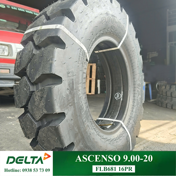 LỐP XE NÂNG ASCENSO 9.00-20