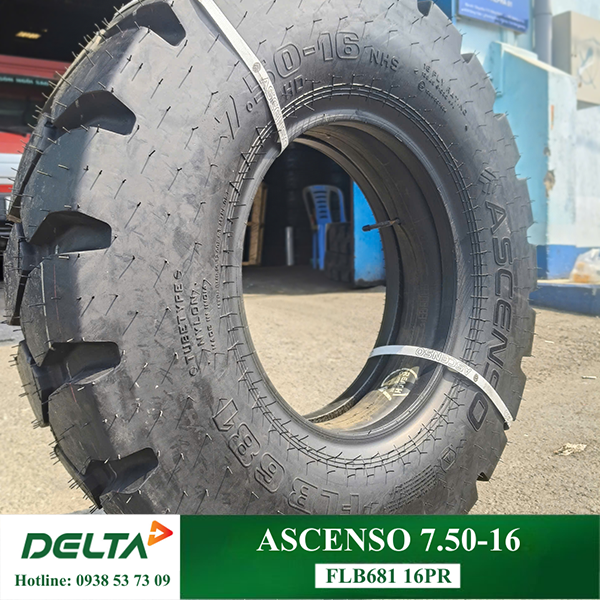 LỐP XE NÂNG ASCENSO 7.50-16