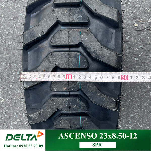 Lốp xúc lật Ascenso 23x8.50-12 8PR