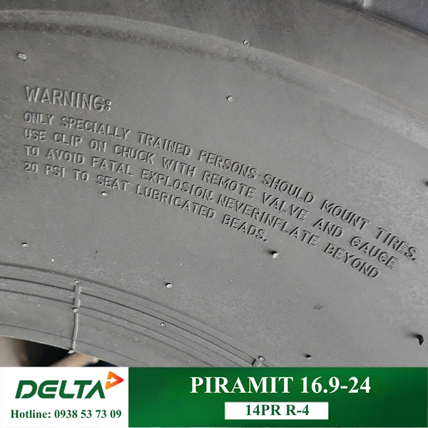 LỐP XÚC LẬT 16.9-24 PIRAMIT