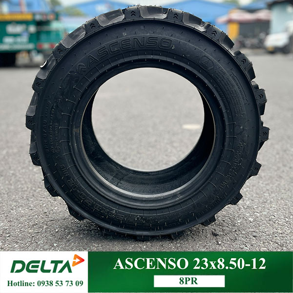 Lốp xúc lật Ascenso 23x8.50-12 8PR