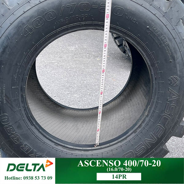 LỐP XÚC LẬT ASCENSO 400/70-20