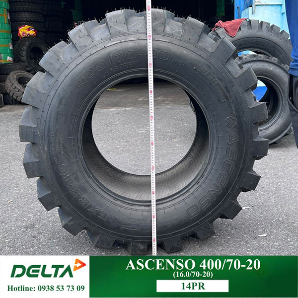 LỐP XÚC LẬT ASCENSO 400/70-20
