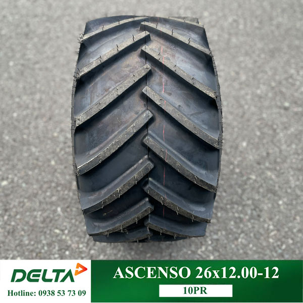 LỐP MÁY CẮT CỎ 26X12.00-12 ASCENSO