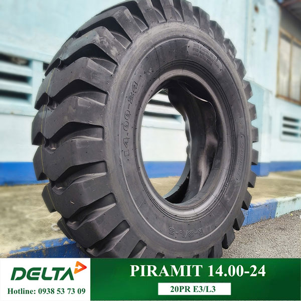 LỐP XE XÚC LẬT PIRAMIT 14.00-24 20PR E3/L3
