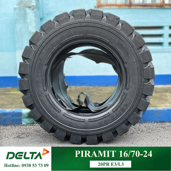 LỐP XE XÚC LẬT PIRAMIT 16/70-24 20PR E3/L3