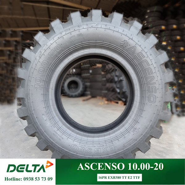 LỐP XE XÚC LẬT  ASCENSO 10.00-20