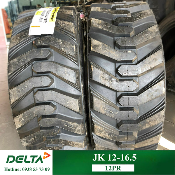 LỐP MÁY XÚC 12-16.5 JK TYRE