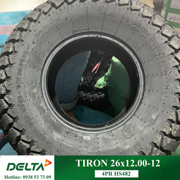 LỐP XE ĐIỆN SÂN GOLF 26x12.00-12 TIRON