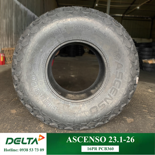 LỐP XE LU RUNG 23.1-26 ASCENSO