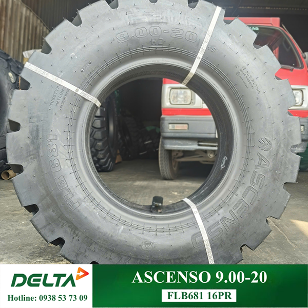 LỐP XE NÂNG ASCENSO 9.00-20